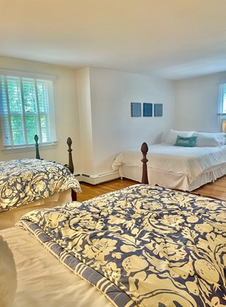 South Chatham Cape Cod vacation rental - Second floor bedroom -2 twin beds and 1 queen bed