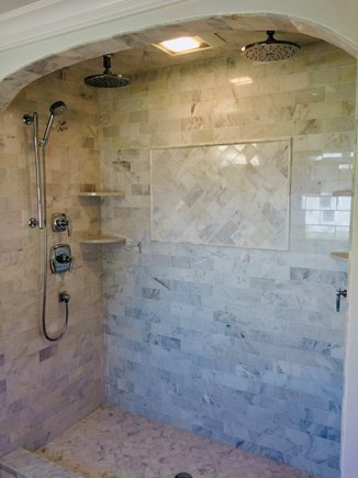 Harwich Port Cape Cod vacation rental - Master bathroom shower