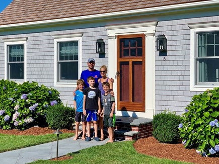 Harwich Port Cape Cod vacation rental - Guest's who's three boys have grown up vacationing with us..