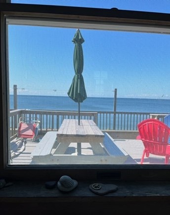 Truro Cape Cod vacation rental - Expensive deck with grill for waterfront dining.