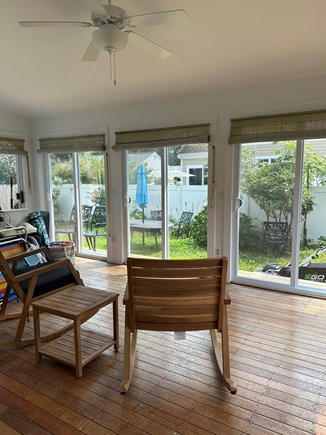 Falmouth, Teaticket Cape Cod vacation rental - Enclosed deck