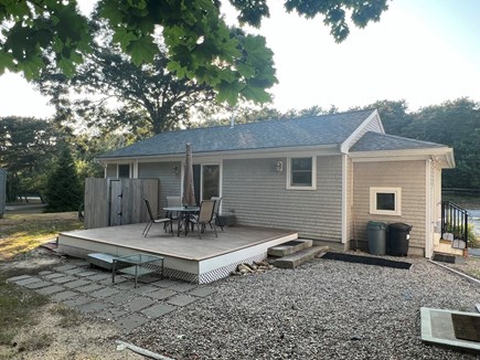 Truro Cape Cod vacation rental - Rear of house with patio