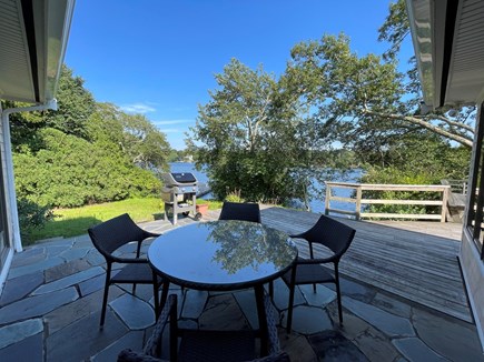 Centerville Cape Cod vacation rental - Enjoy your meal outdoors on the lake. New grill!