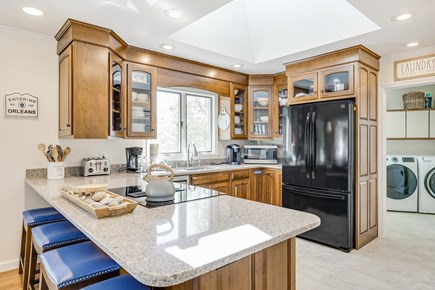 East Orleans Cape Cod vacation rental - Open Kitchen and Laundry.