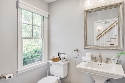 East Orleans Cape Cod vacation rental - Powder Room off Living Room.