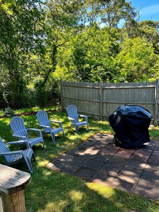 South Chatham Cape Cod vacation rental - Patio with gas grill