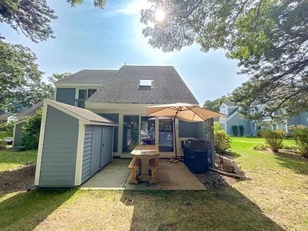 Brewster Cape Cod vacation rental - Outside patio area with grill