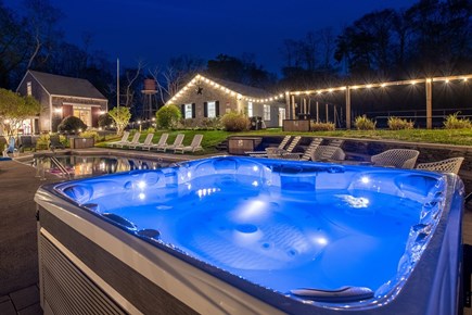 Sandwich Cape Cod vacation rental - Relax in the Hot Tub or Heated Pool Under the Stars