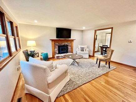 Pocasset Cape Cod vacation rental - Living room 55” Smart TV