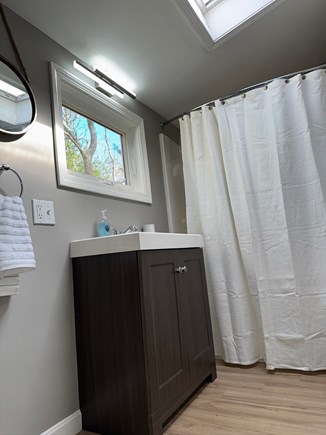 Falmouth Cape Cod vacation rental - 2nd floor full size bathroom (with tub) and skylight.