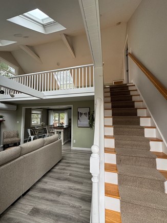 Falmouth Cape Cod vacation rental - Stairs to 2nd floor loft & queen bedroom w/ ensuite bathroom.