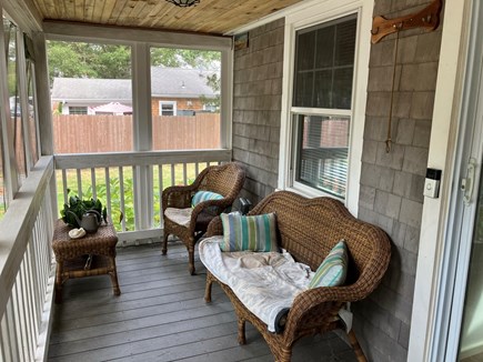 South Yarmouth  Cape Cod vacation rental - Screened in front porch