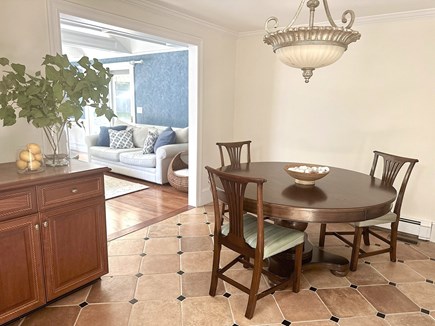 Barnstable Cape Cod vacation rental - Kitchen table