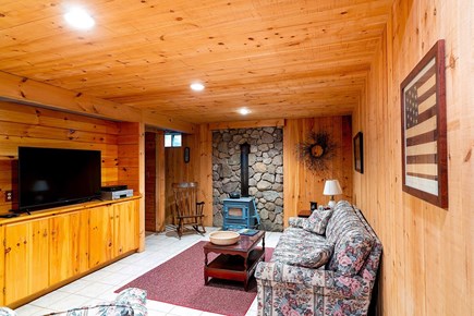 Mashpee Cape Cod vacation rental - Basement entertainment room