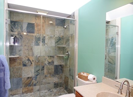 South Yarmouth Cape Cod vacation rental - Upstairs bathroom with large walk in shower