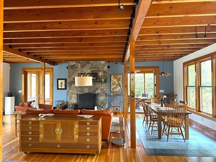 Falmouth Cape Cod vacation rental - The Great Room and dining