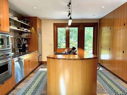 Falmouth Cape Cod vacation rental - Douglas Fir wood Kitchen with Viking appliances.