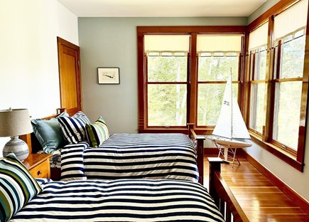 Falmouth Cape Cod vacation rental - Secondary bedroom setup with the king split