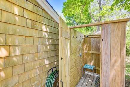 Eastham, Cranberry Cottages Cape Cod vacation rental - Large outdoor shower