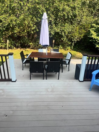 Eastham Cape Cod vacation rental - Rear Deck