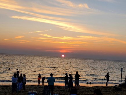 Eastham Cape Cod vacation rental - Sunset at Campground Beach 10 min walk from the house