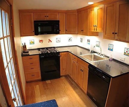 South Wellfleet Cape Cod vacation rental - Kitchen has full-sized refrigerator with ice maker