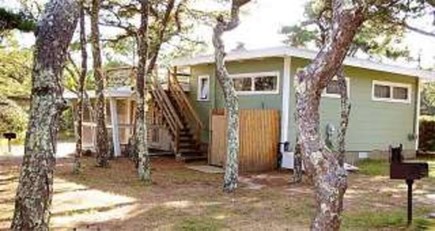 South Wellfleet Cape Cod vacation rental - Outdoor shower and stairs to roof deck