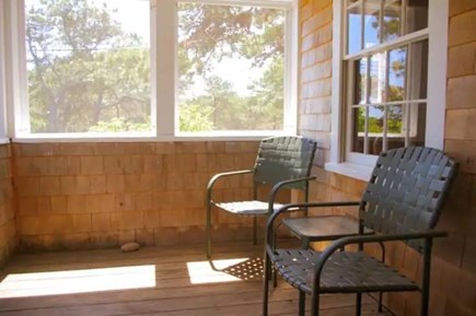 Wellfleet Cape Cod vacation rental - Screen porch for relaxing in the ocean breeze