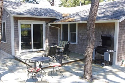 South Wellfleet Cape Cod vacation rental - Deck and back of cottage