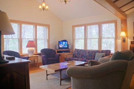 South Wellfleet Cape Cod vacation rental - Open living room