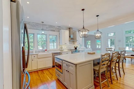 Wellfleet Cape Cod vacation rental - Kitchen Island with Seating