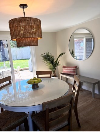 Sandwich Cape Cod vacation rental - Bright dining room. Open patio door, and eat alfresco