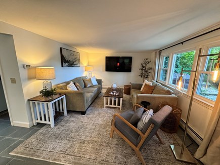 Barnstable Cape Cod vacation rental - Open living-room, 65” streaming Smart TV