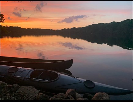 Barnstable Cape Cod vacation rental - Gorgeous sunset by the Lakeside