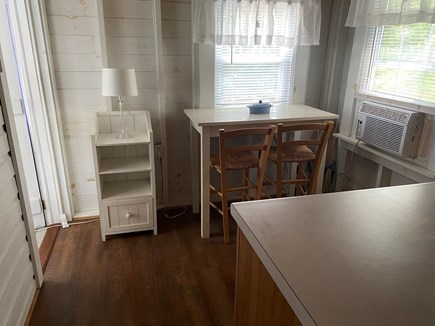 Wellfleet Cape Cod vacation rental - The kitchen uses space wisely.