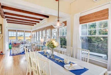 Falmouth, Menauhant Cape Cod vacation rental - First floor dining area