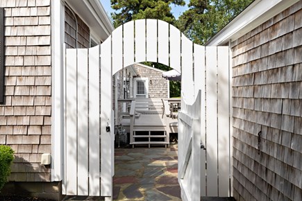 Harwich Cape Cod vacation rental - Heading towards the deck and backyard