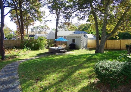 Yarmouth Cape Cod vacation rental - Large back yard - great for play and relaxation