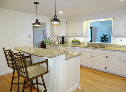 Yarmouth Cape Cod vacation rental - Kitchen offer breakfast bar, opens to TV and dining room