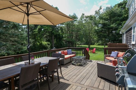 South Chatham Cape Cod vacation rental - Restful, spacious deck.