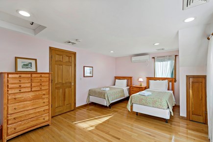 Chatham Cape Cod vacation rental - Adorable pink bedroom with two twin beds