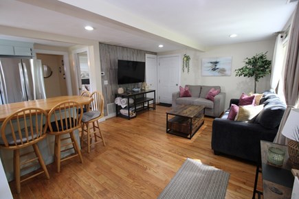 Dennis Cape Cod vacation rental - Family room, eat in kitchen on left