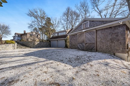 Falmouth Cape Cod vacation rental - Oyster shell driveway & parking area