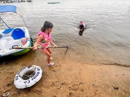 Falmouth Cape Cod vacation rental - Raking for clams
