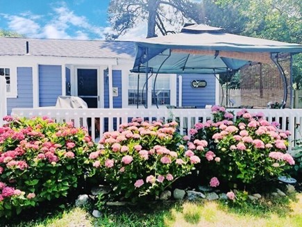 West Yarmouth Cape Cod vacation rental - Back deck area