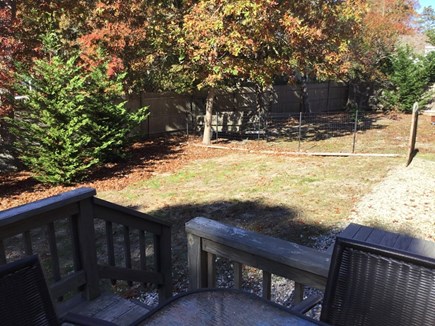 Eastham Cape Cod vacation rental - Fully fenced backyard space