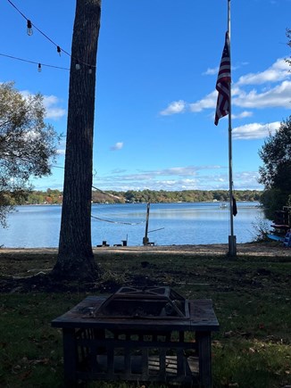 Mashpee Cape Cod vacation rental - Our beautiful back yard with water view.