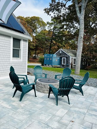 Eastham Cape Cod vacation rental - Stone fire pit with seating for 6