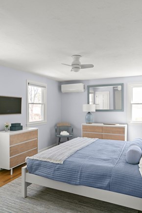 Falmouth Cape Cod vacation rental - Art or TV on the wall?  Your call.