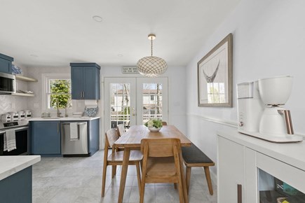 Falmouth Cape Cod vacation rental - Open plan kitchen dining room.